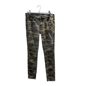 Lucky Brand Jeans Women's Size 2 / 26 Green Charlie Super Skinny Camo
